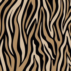 Fototapeta na wymiar Abstract decorative zebra pattern. Vector Illustration