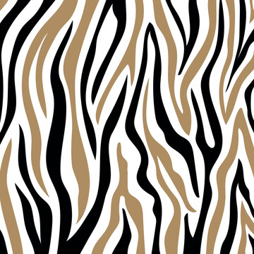 Abstract decorative zebra pattern. Vector Illustration