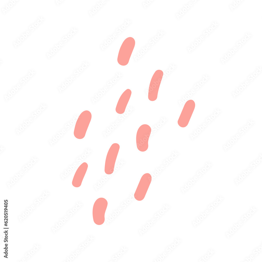 Poster small pink strokes pattern brochure element design. simple drawing. vector illustration with empty c