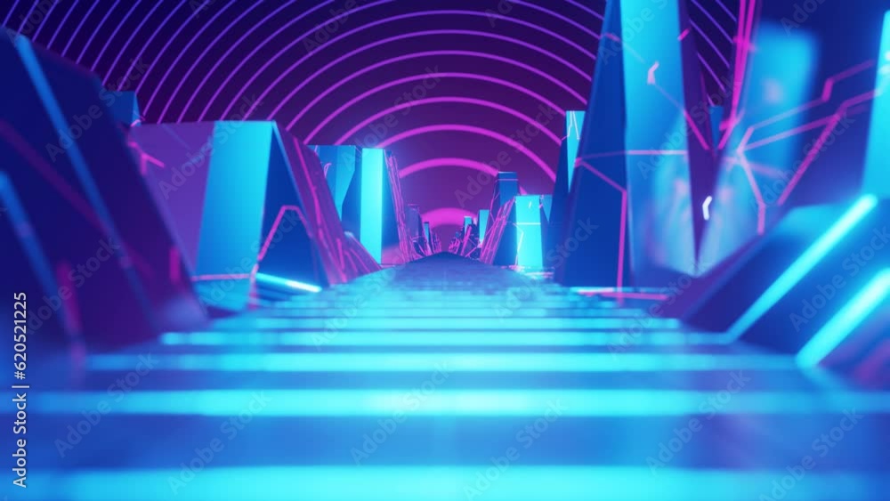 Poster looped seamless frames for your presentation vj loop retro wave event concert stage design editors a
