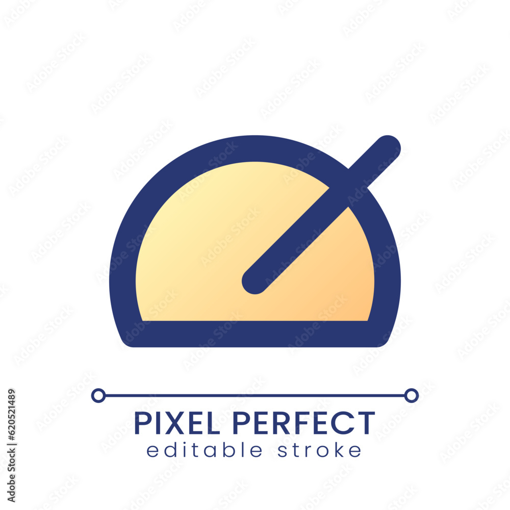 Poster speed up pixel perfect gradient fill ui icon. footage editing. accelerate video. fast playback. mode