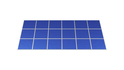 Solar Panel 3d Render, Eco Friendly Solar Power Panel