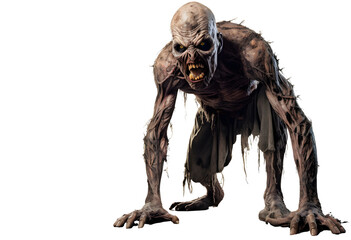 Zombie on transparent background PNG