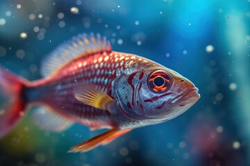 Fish in Aquarium - Generative ai