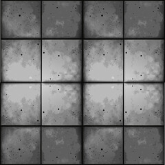 abstract grunge background with black and white squares. vector illustration