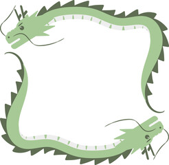 辰の四角形フレーム