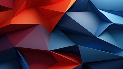 Abstract background origami waves