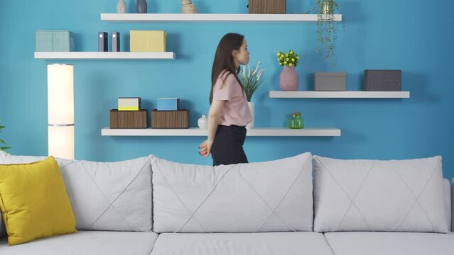 Nerdy and withdrawn Asian teenage girl.