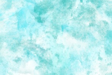 Obraz premium blue watercolor background. Hand-painted watercolor sky and clouds, abstract watercolor background. Blue watercolor vector background. Abstract hand paint square stain backdrop.
