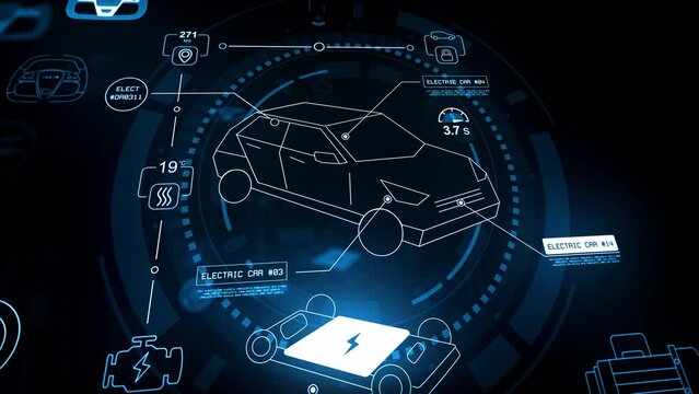 Holographic Car Data Display