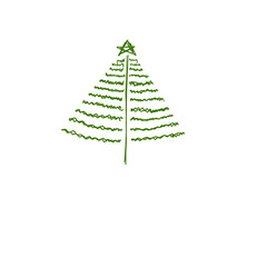 illustration of plants and flowers for christmas