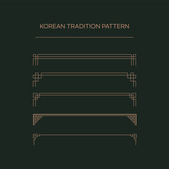 Traditional Asian and Korean Patterns Set