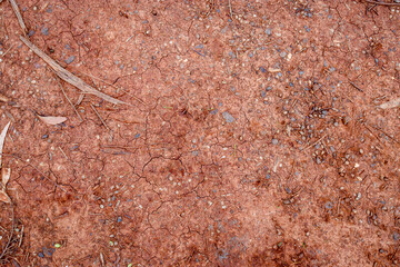 dry red australian soil