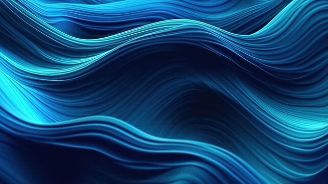 Sea waves crashing on the shore. Top view. Concept of power of nature. Generative Ai © Mukhlesur