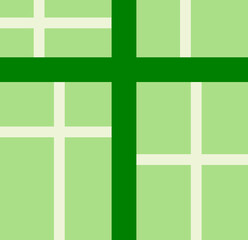 City map illustration