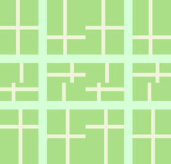 City map illustration