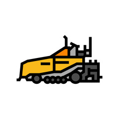 paving machine civil engineer color icon vector. paving machine civil engineer sign. isolated symbol illustration