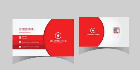 Modern Business card, visiting card and awesome calling card design and template	