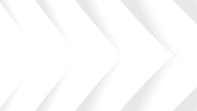 Bright arrow motion design with paper texture on white background. Seamless looping animation