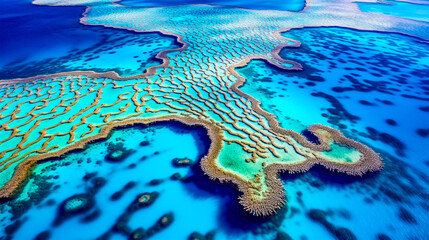 Barrier Reef, Generative AI illustration