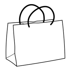 vector shopping bag