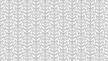 Abstract vector seamless pattern and swatches oriental line texture on white background wallpaper geometric diagonal fabric waves set of design elements