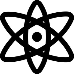 atom icon design element