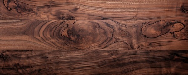 Fototapeta premium Dark beech brown wooden textured background,detailed, panorama. Generative Ai.