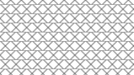 Abstract vector seamless pattern and swatches oriental line texture on white background wallpaper geometric diagonal fabric waves set of design elements