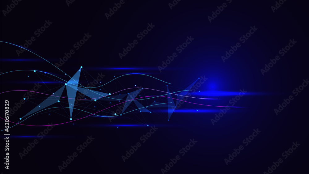 Poster global network connection and transfer, receiving or data exchange concept. science and technology b