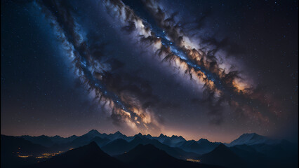 the beautiful Milky Way, showing its celestial and cosmic wonders
