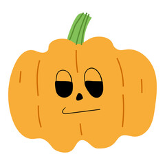 Fototapeta premium Hallween Pumpkin Single 3 PNG