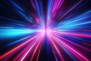 abstract futuristic background with pink blue purple glowing neon moving high speed wave lines honeycomb and bokeh lights. Data transfer concept Fantastic wallpaper