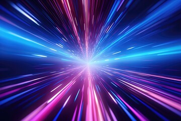 abstract futuristic background with pink blue purple glowing neon moving high speed wave lines honeycomb and bokeh lights. Data transfer concept Fantastic wallpaper