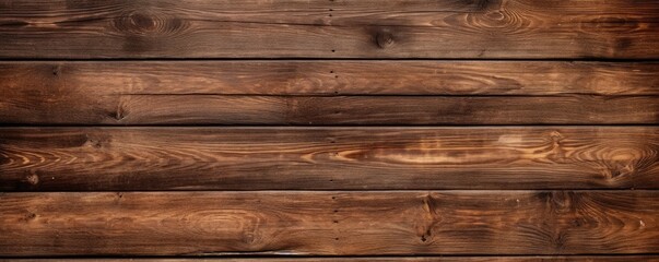 Fototapeta na wymiar Wooden plank textured background, detailed panorama. Generative Ai.