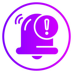 alert gradient icon