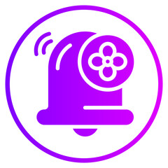 summer gradient icon