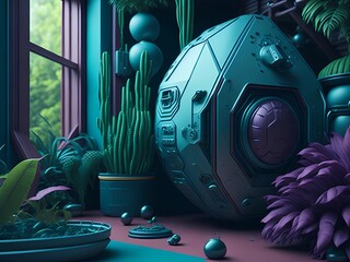 Lush new levels of scifi 3D surfaces hyperrealistic
