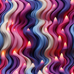 Obraz premium 3d abstract seamless repeat pattern, modern colorful 