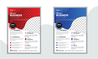 Corporate Flyer Design Vector Background Template For Your Business