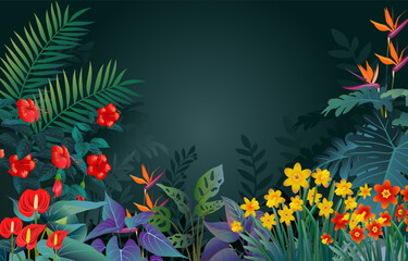 background with flowers