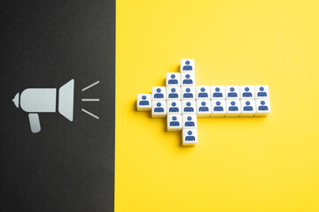 Agitate people to go after. Follow up. Inform and convey information. Marketing. To lead. Guiding....