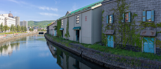 小樽運河の風景動画