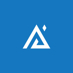 Initial AI IA Logo Design Elegant, Vector Initial Letter Logo, Monogram Logo