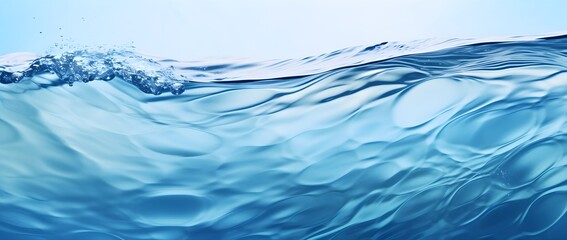 Refreshing Water Wave Background