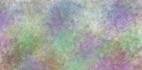 Abstract with cracks and scratches and colorful grunge background or texture of hand painted watercolor on paper