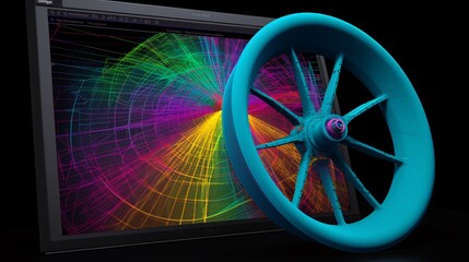 Unleashing Innovation: Exploring FEA finite elements analysis for Optimal Wheel rim Design, generative AI