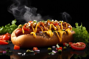 hot dog on the fire Generative AI