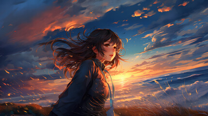 anime hacker cyberpunk