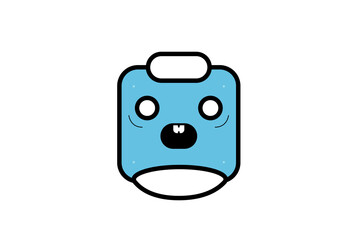 Robot head artificial intelligence bot artwork communication character clip art